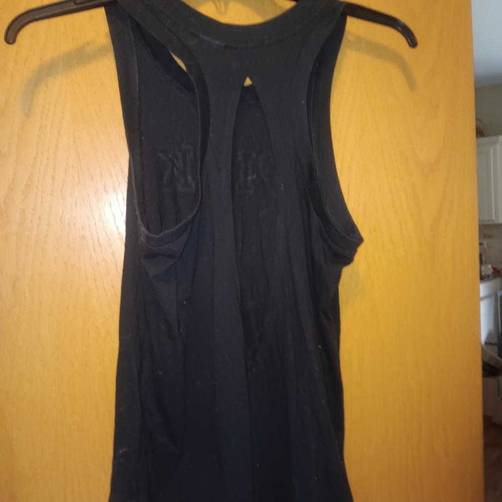 Womens Size Xsmall, PINK Victoria's Secret Black Tank Top - Picture 2 of 3